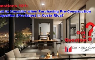 Considerations in purchasing Pre-Sale Real Estate